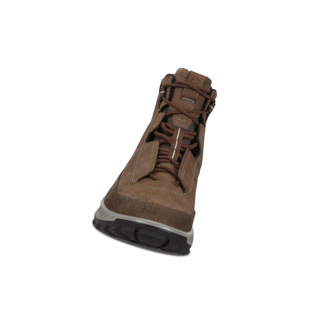 Ecco Exostrike Mid Outdoor Støvler Herre Kaffe Brune | NO 441FDN